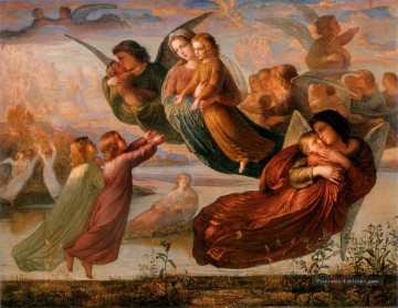 poème de l’ame 5souvenir du ciel Anne François Louis Janmot Peinture décoratif